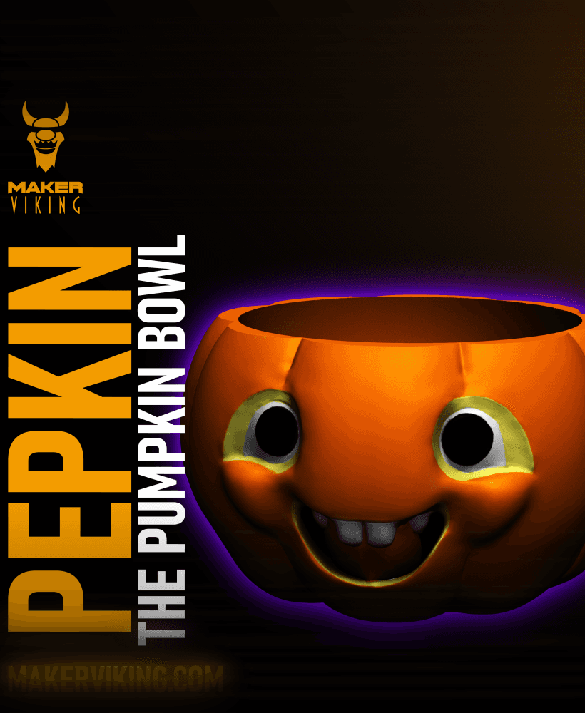 Pepkin the Pumpkin Bowl 3d model