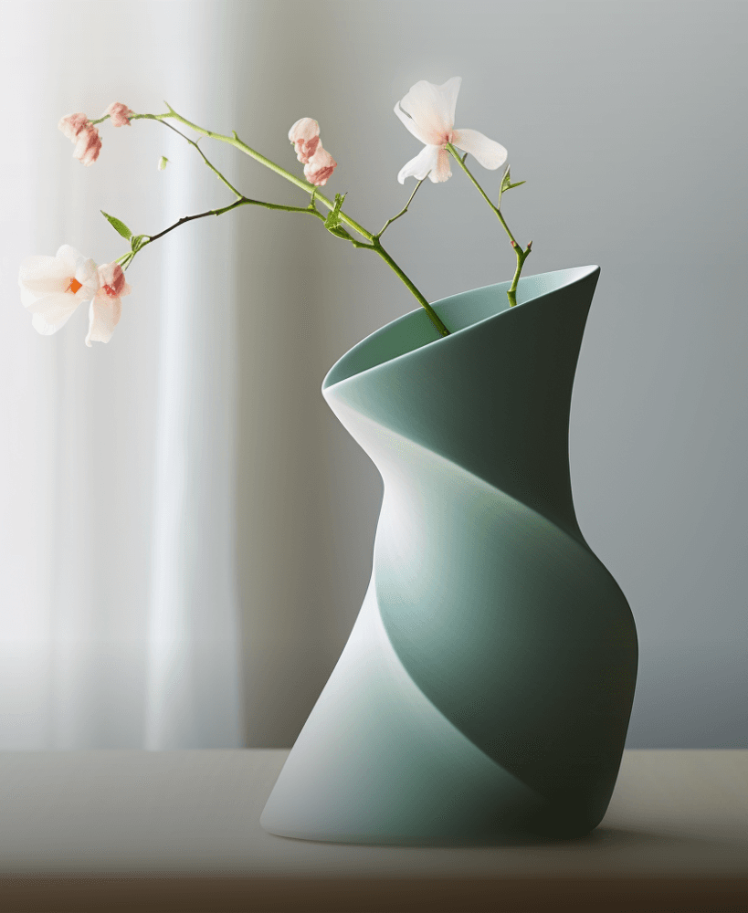 Trasimeno Vase – Elegant Twisted Design 3d model