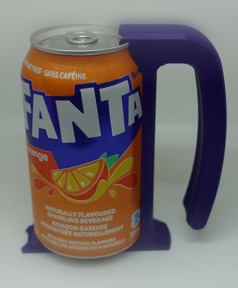 The Handle - 355mL Can Holder and Opener 3d model