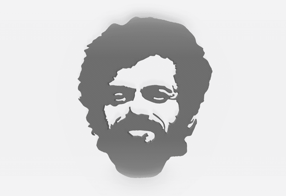 Terence McKenna Wall Art 3d model