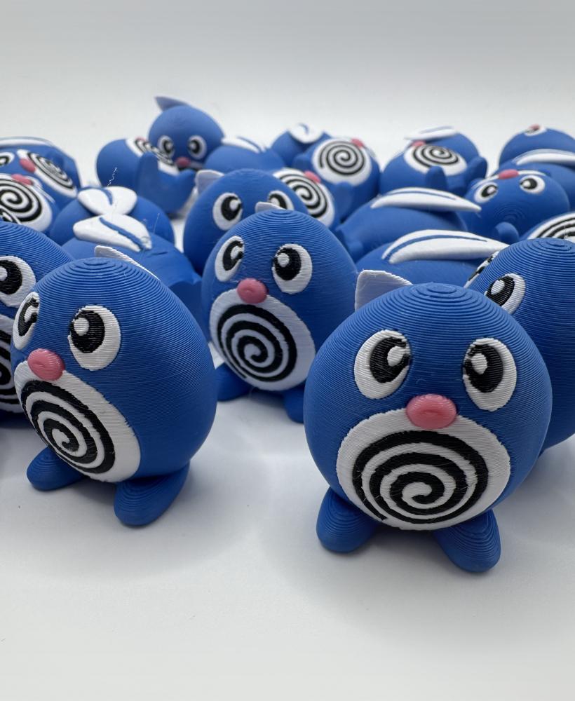 Poliwag Pokemon (No support, 3mf included) 3d model