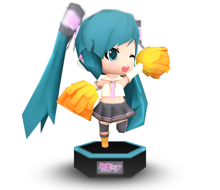 Cheer Miku Figurine 3d model