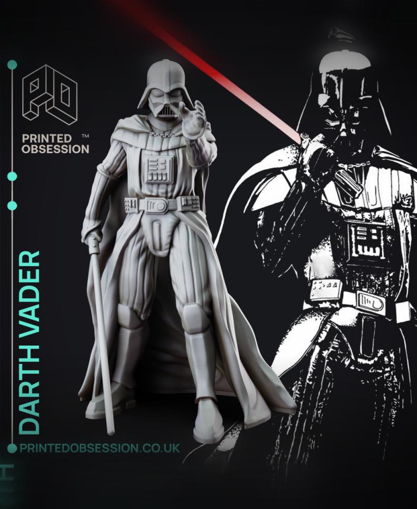 Darth Vader - Starwars - 30cm Fanart  3d model