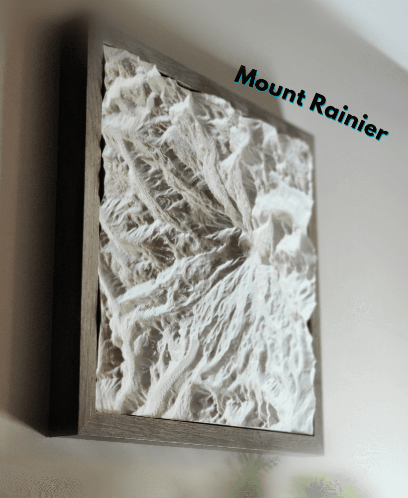 Mount Rainier 3d model