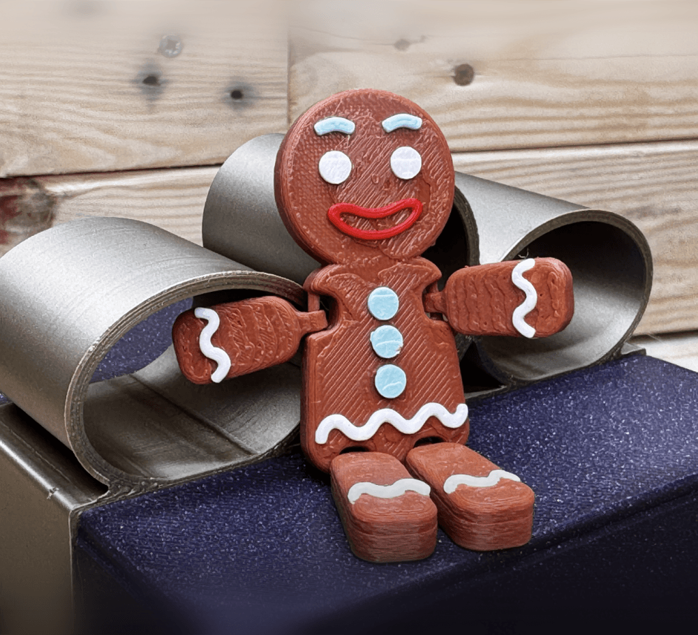 Mini Flexi Gingerbread Person 3d model