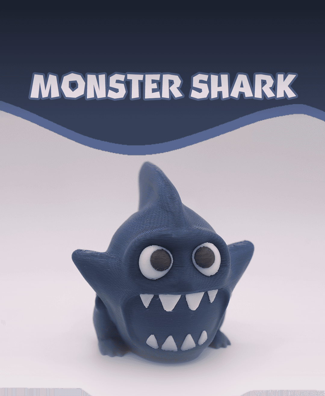 Shark Monster Figure 3d model