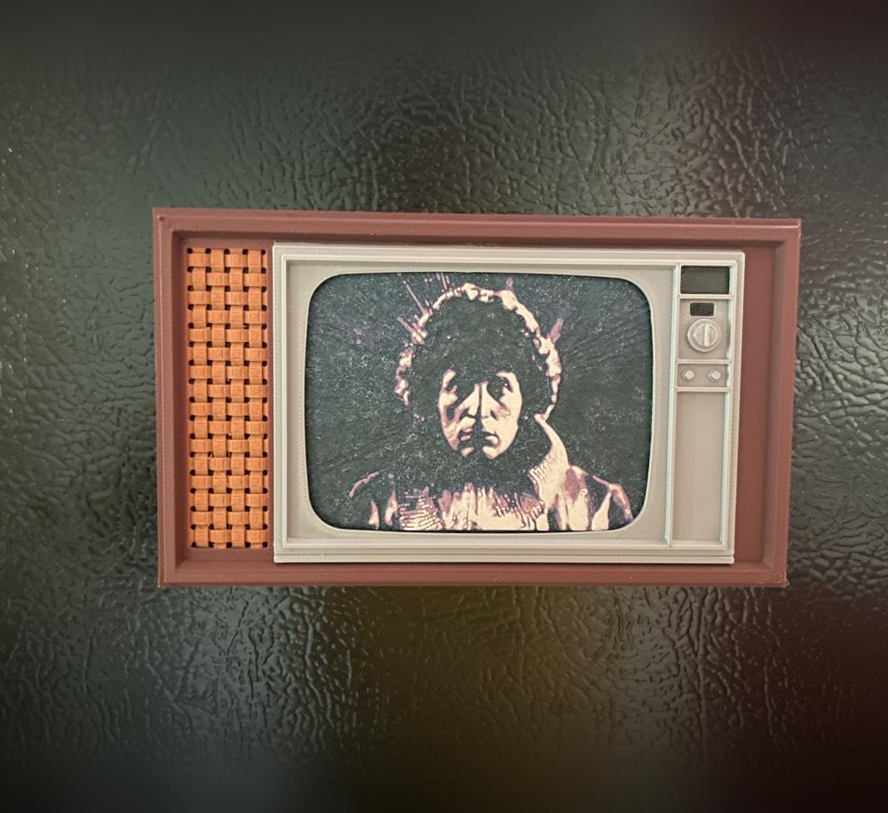 1967 Retro TV Magnet 3d model