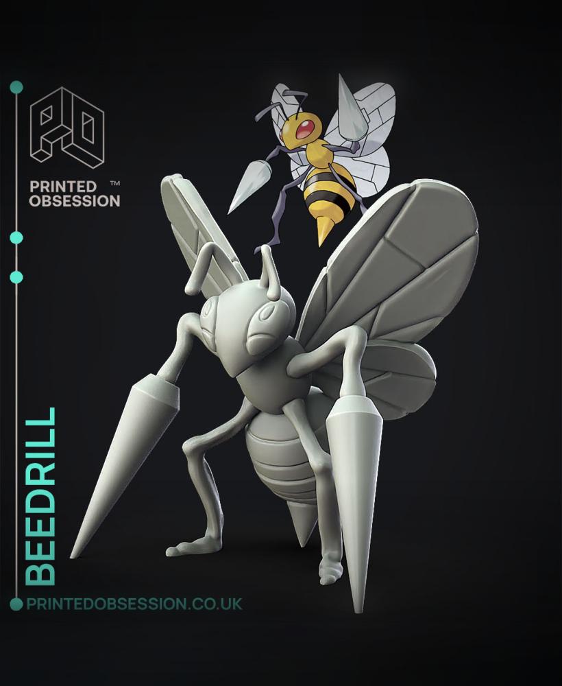 Beedrill - Pokemon - Fan Art 3d model