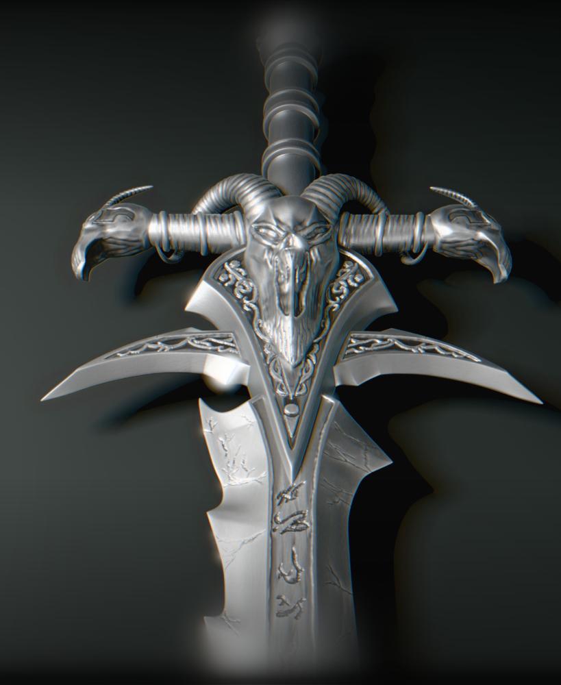 Frostmourne | Lich King | World of Warcraft 3d model