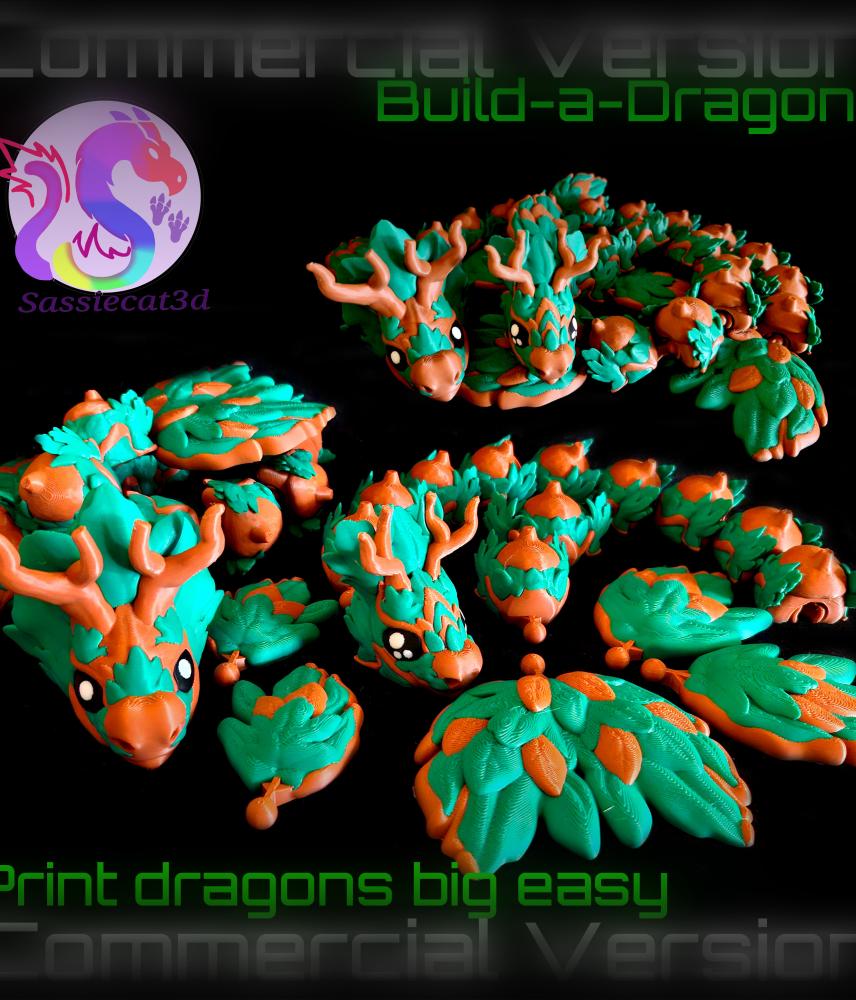 Hazel and Oak Build-a-Dragon *Commercial Version* 3d model