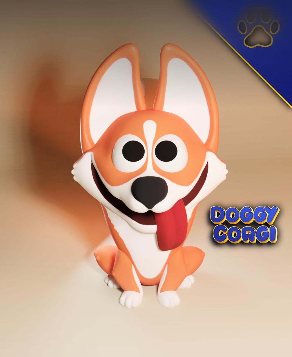 Doggy Corgi 3d model