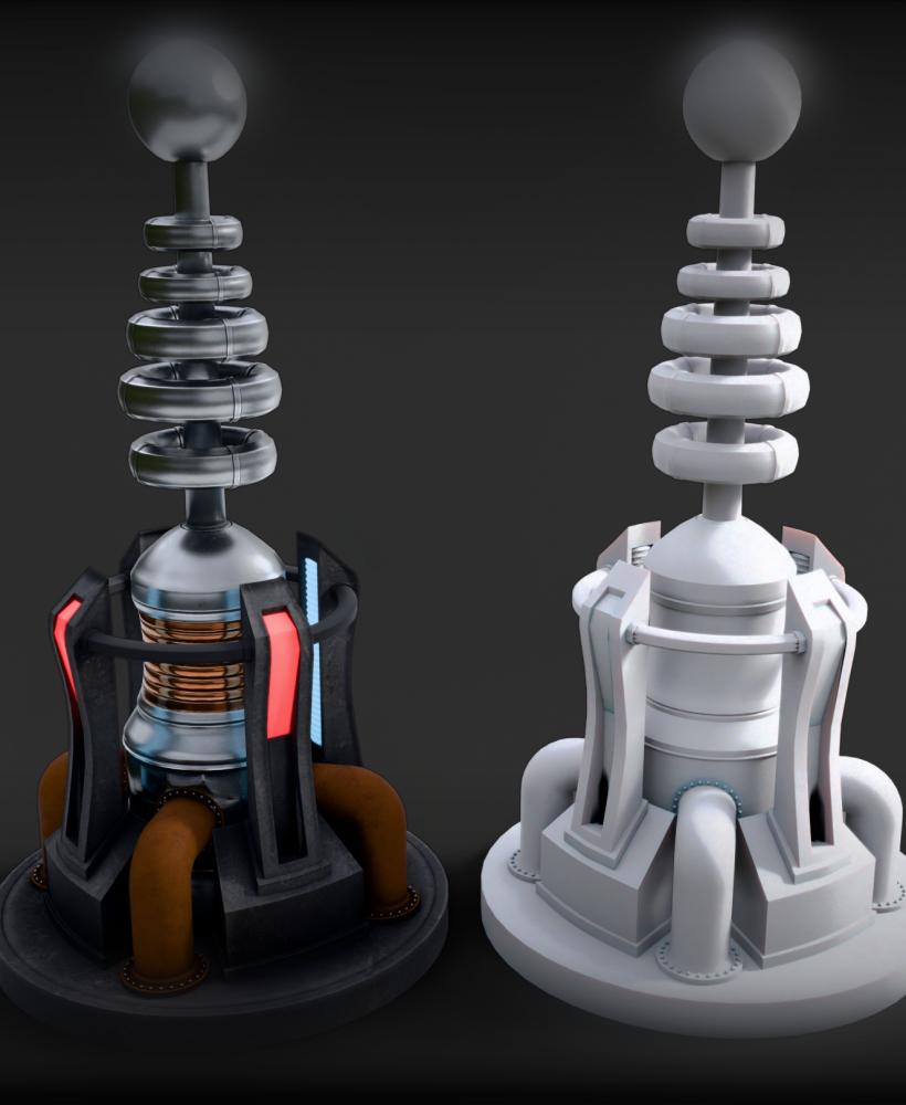 Tesla Coil 3d model