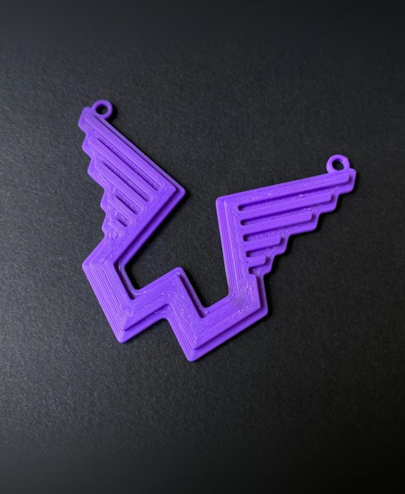 Wings pendant replica 3d model