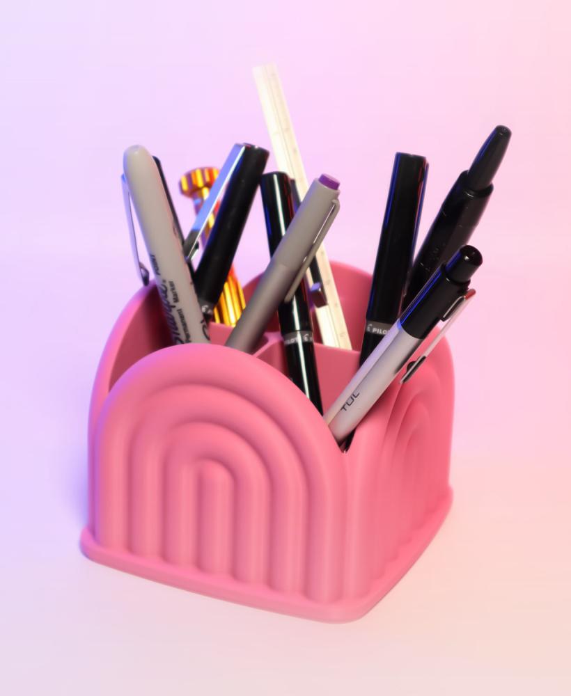 Rainbow Organizer, 4 Compartments 3d model