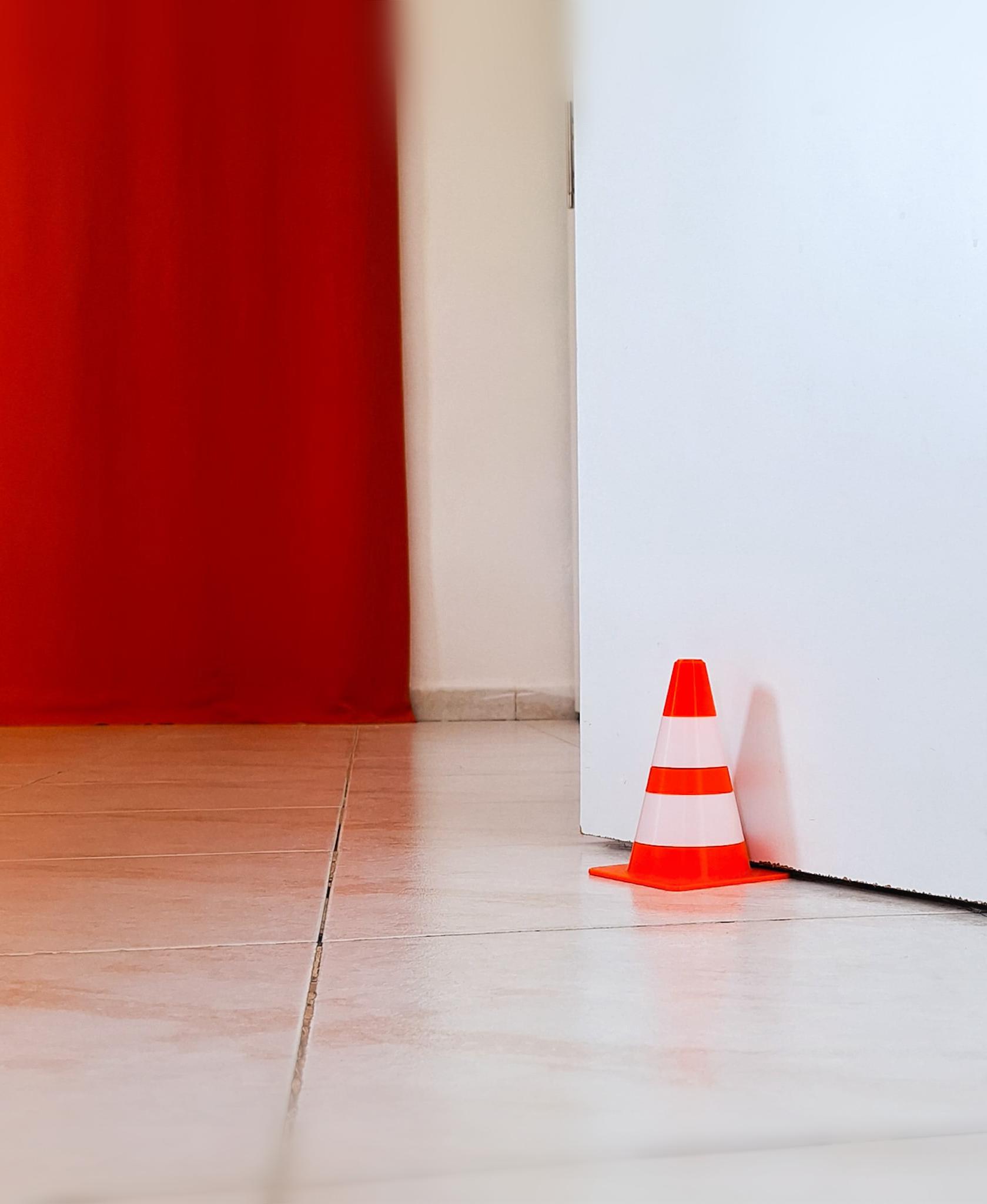 Traffic Cone Door Stopper 3d model