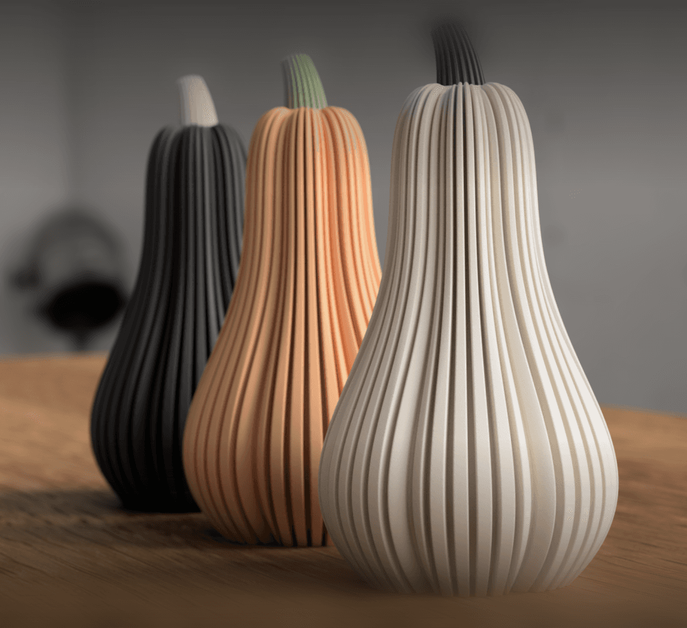 Halloween Pumpkin tall (tealight compatible) 3d model