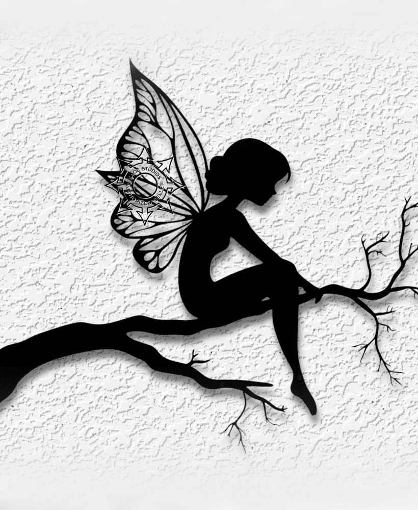 Forest Fairie wall art Sprite Fairy decor  3d model