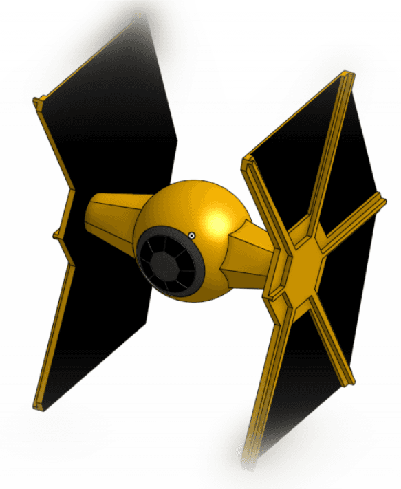 Star Wars Mining Guild Tie Fighter 3d model