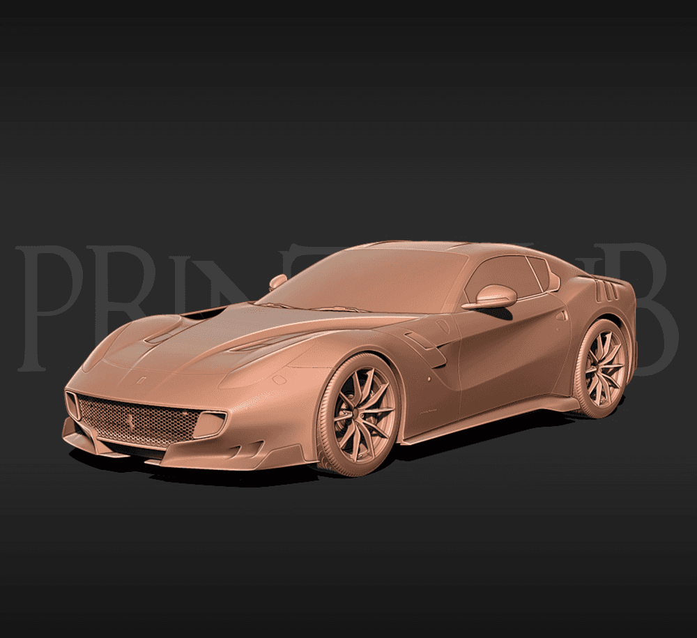 Ferrari F12 3d print model 3d model