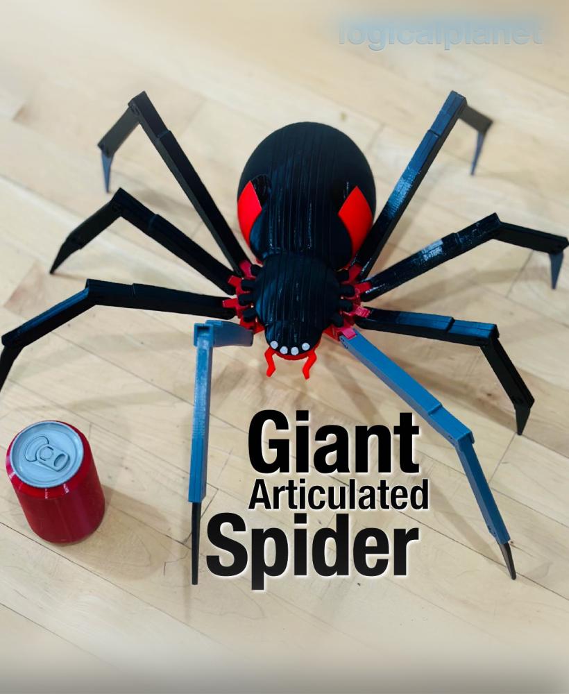 Giant Articulated Spider 2.0 3d model