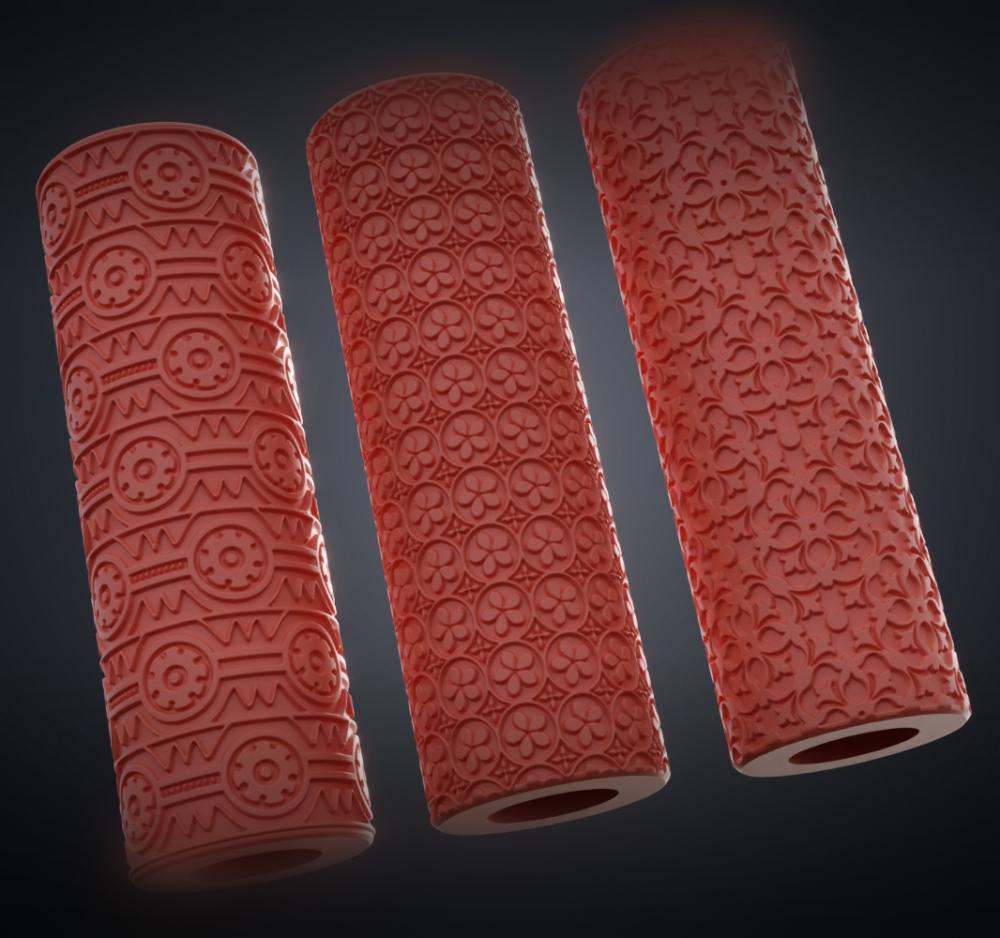 Texture Rollers Renaissance wide Vol.5 (13-15) 3d model