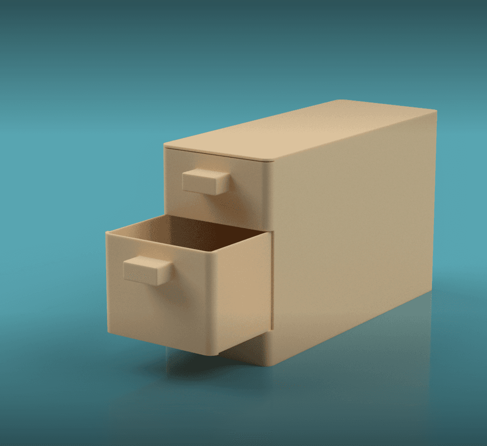 Small Bathroom Cabinet 3d model