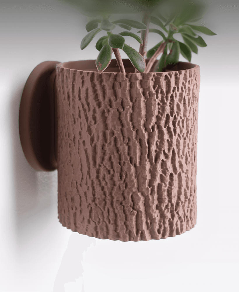 Tree Bark Planter 3d model