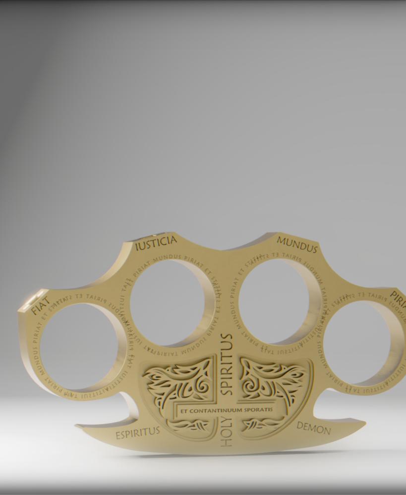 Holy Brass Knuckles | Constantine Fan Art 3d model