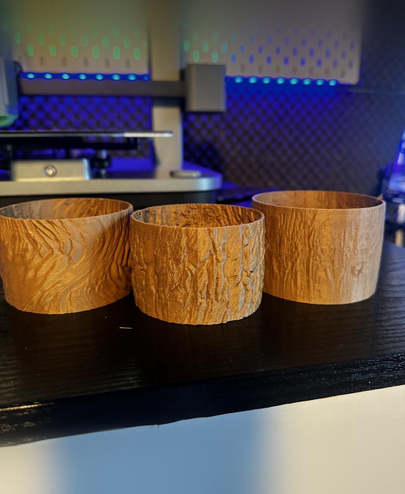 Wooden Vases 3d model