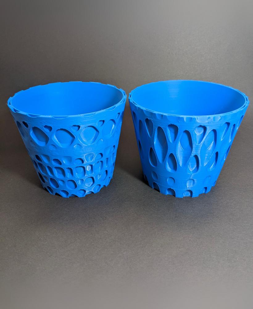 Octo TPMS Lattice Plant Pots 3d model