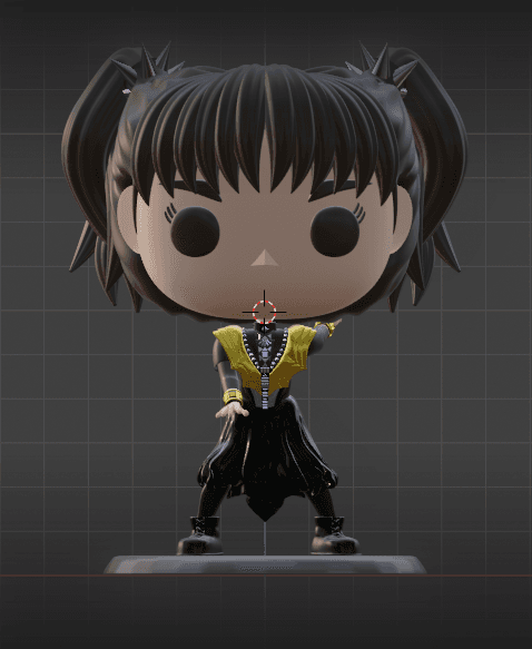 Babymetal Moametal Funko style 3d model