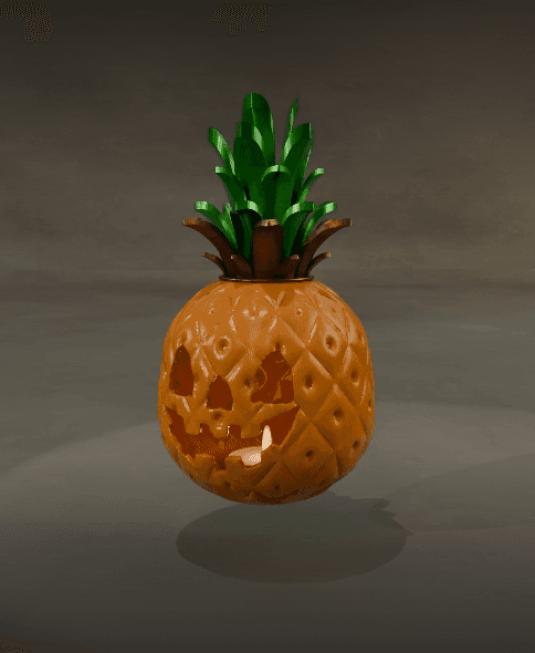  Pineapple Candle Holder 3d model