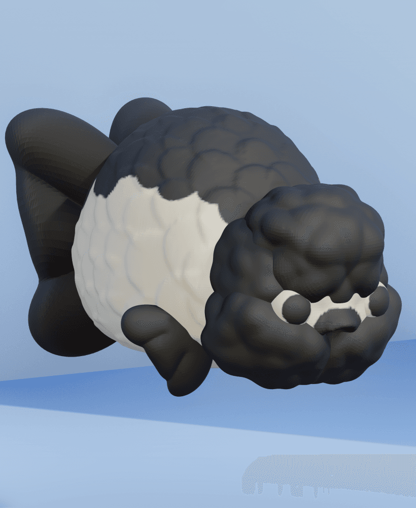 Ranchu Goldfish 3d model