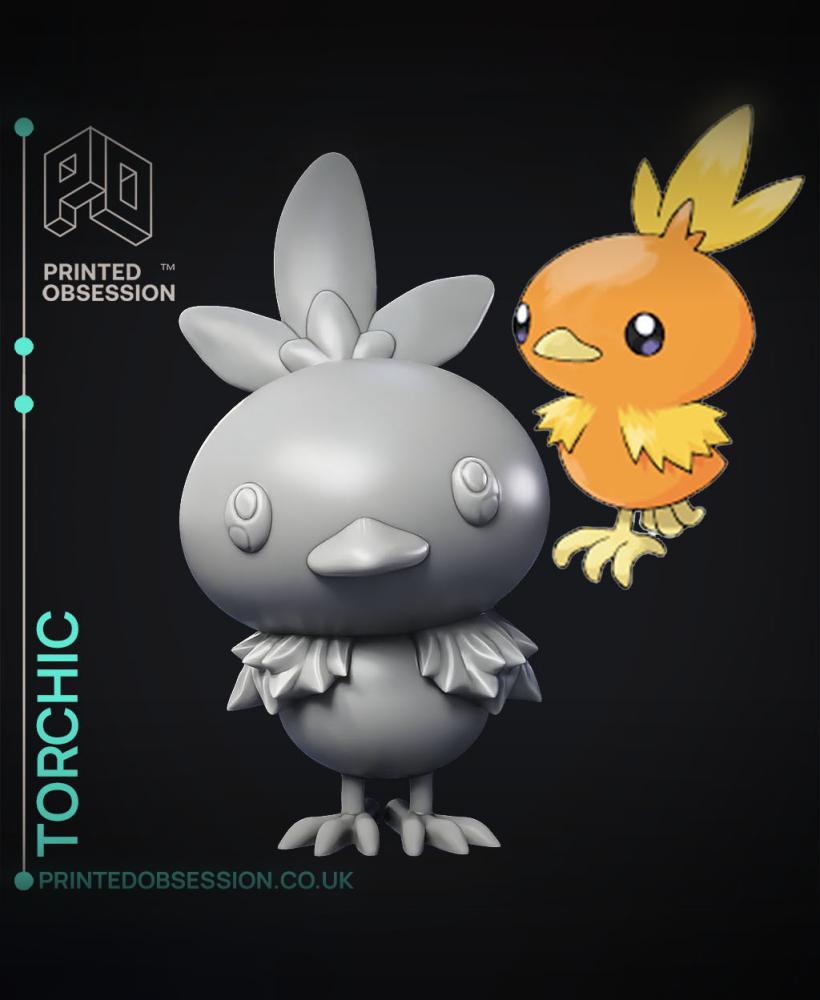 Torchic - Pokemon - Fan Art 3d model