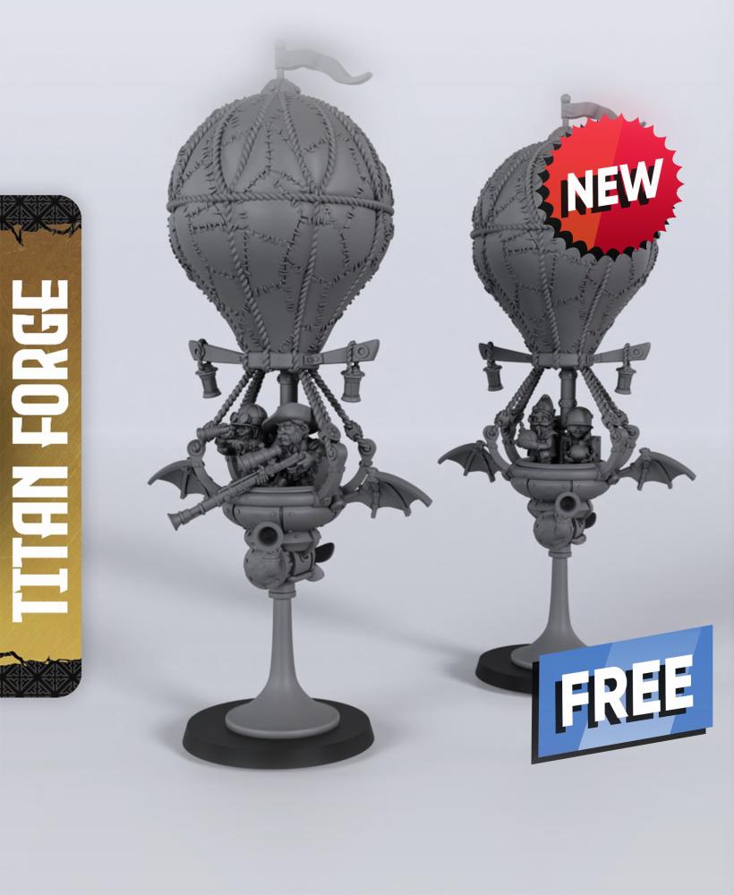 Goblin Baloons - With Free Dragon Warhammer - 5e DnD Inspired for RPG and Wargamers 3d model