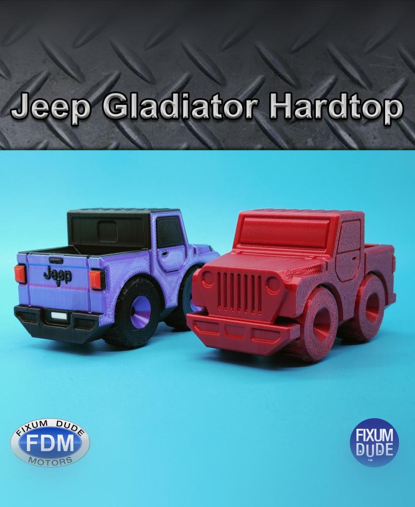 Fixum Dude Motors PiP Jeep Gladiator Hardtop 3d model