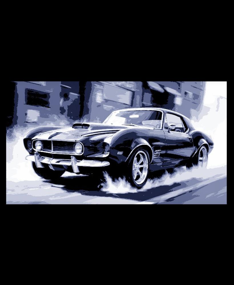 Hot Rod Art - Classic Chop shop special Racer - Corvette Mustang mix 3d model