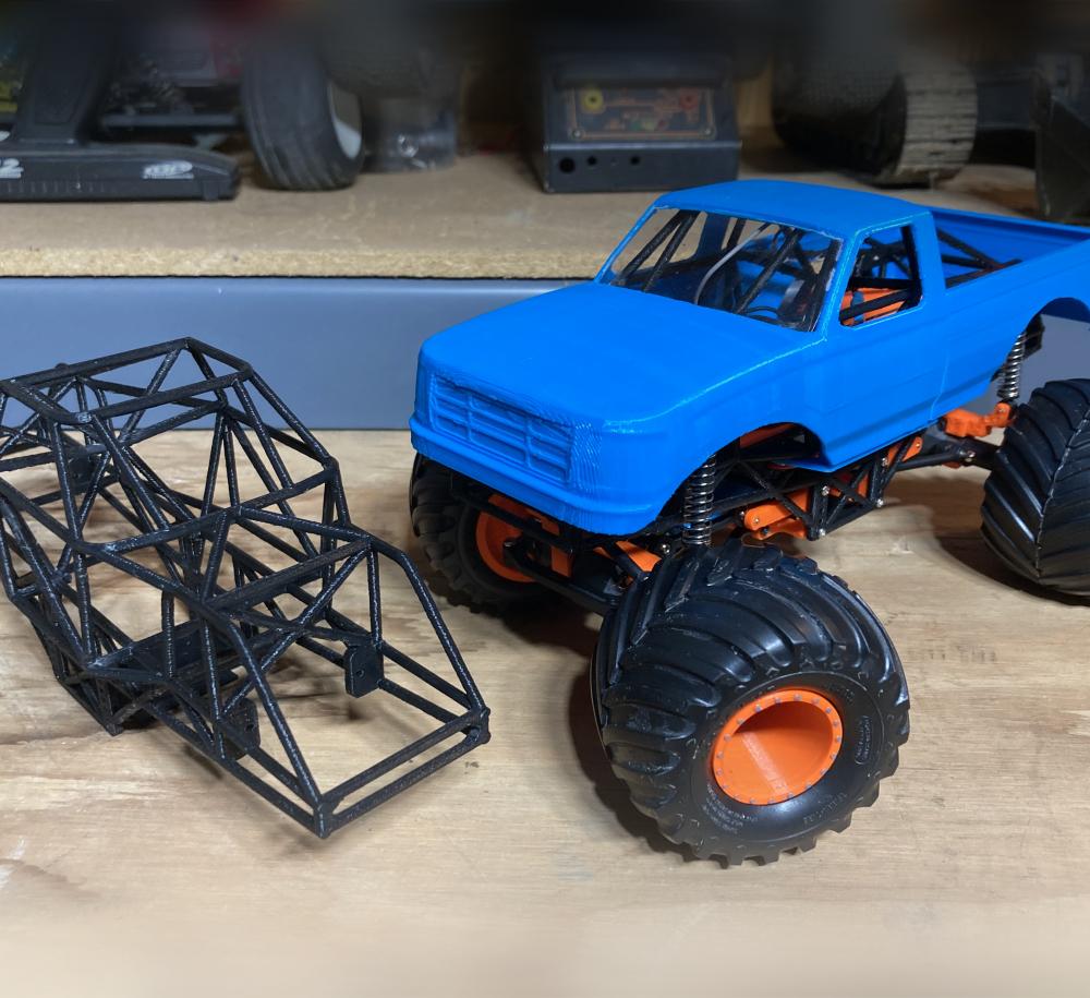 1/24 Scale Micro R/C Monster Truck VERSION:1  3d model