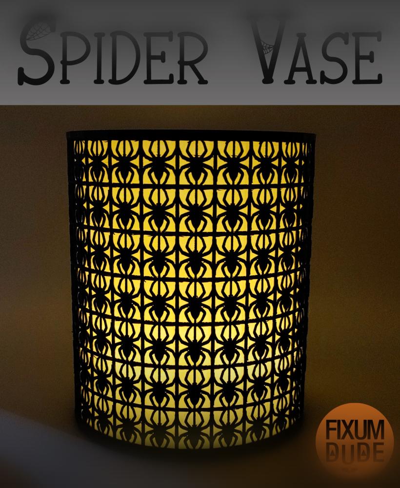 Arachnophobia Spider Vase 3d model