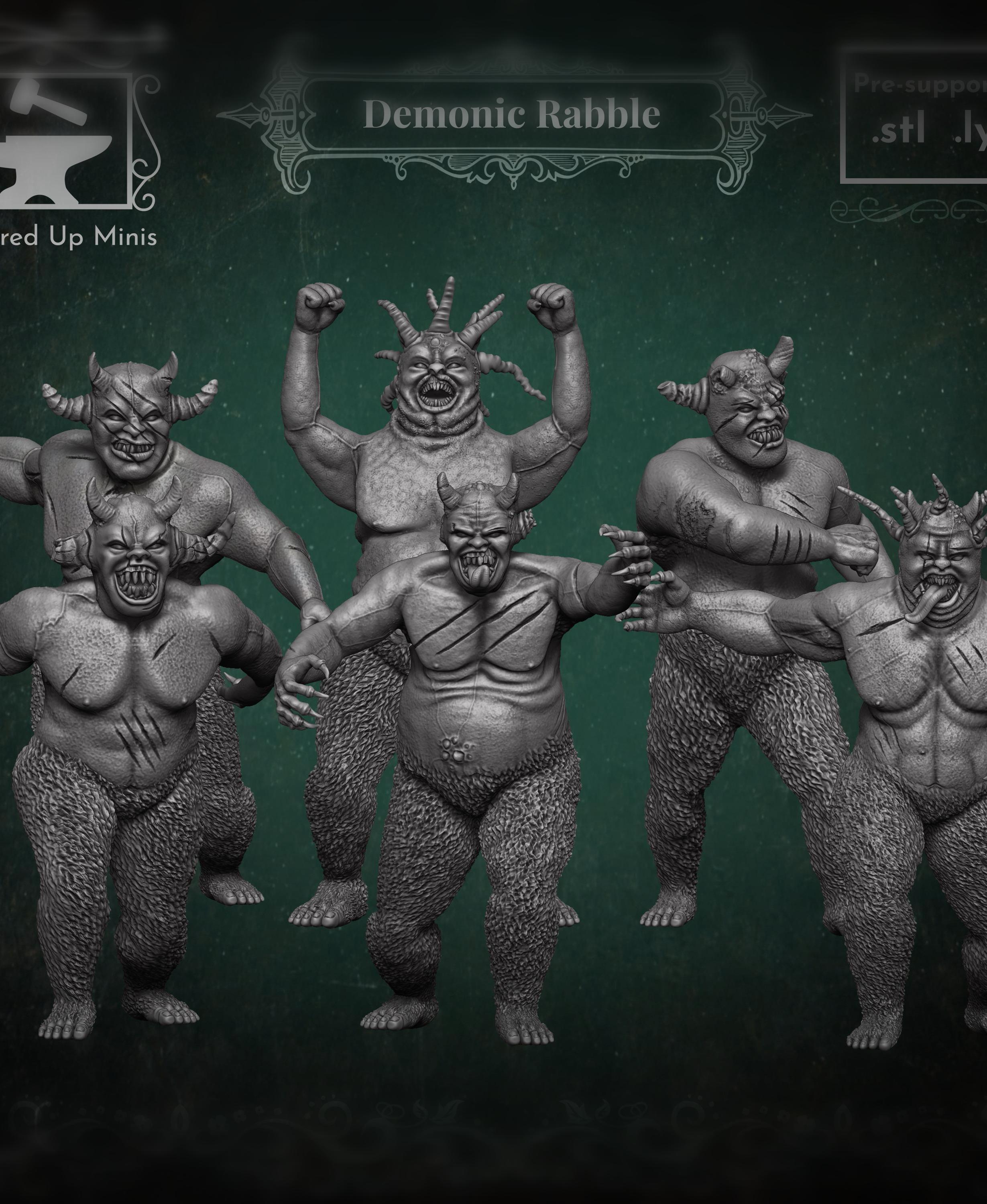 Demonic Rabble 3d model