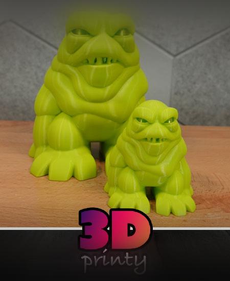 Mini Slime Creature - Sculptember Model #9 3d model