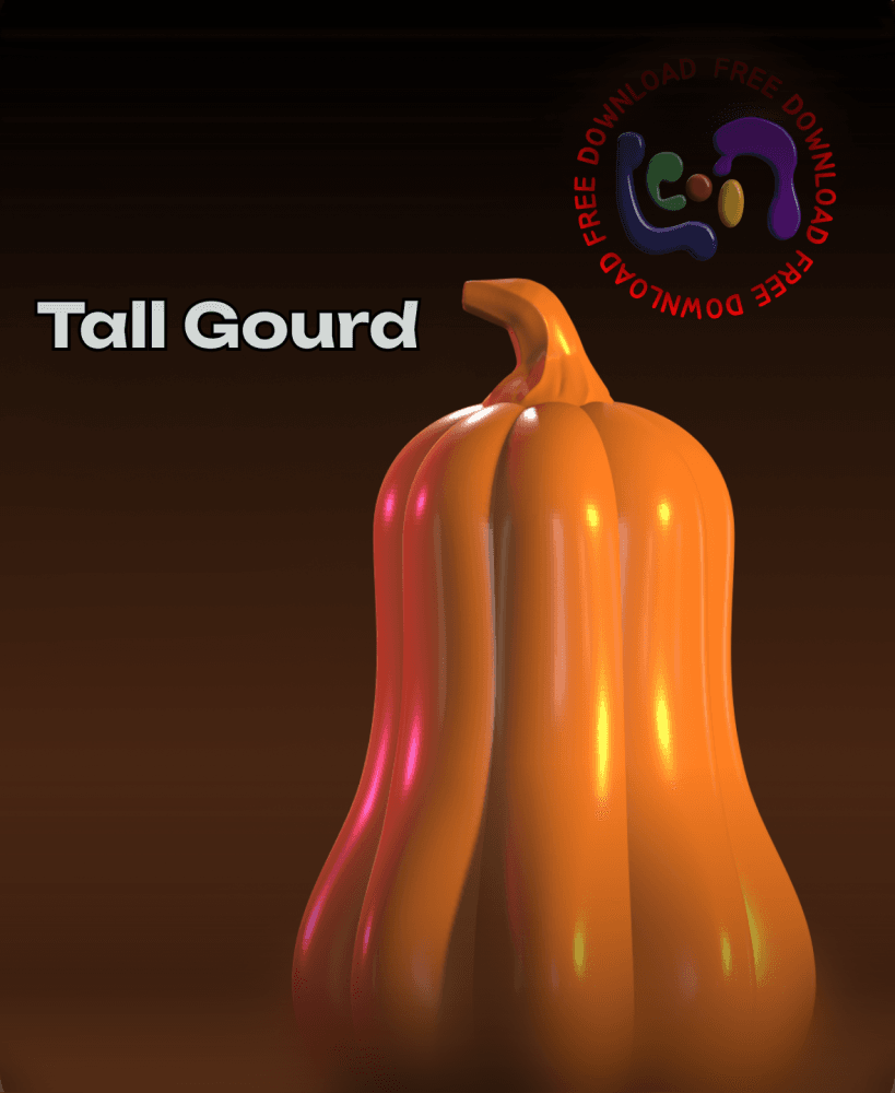 Tall Gourd 3d model