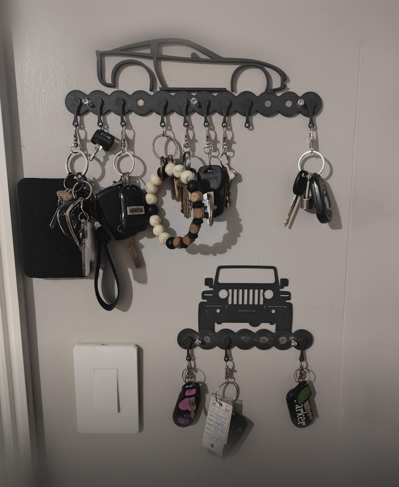 Magnetic Key Organizer 3d model