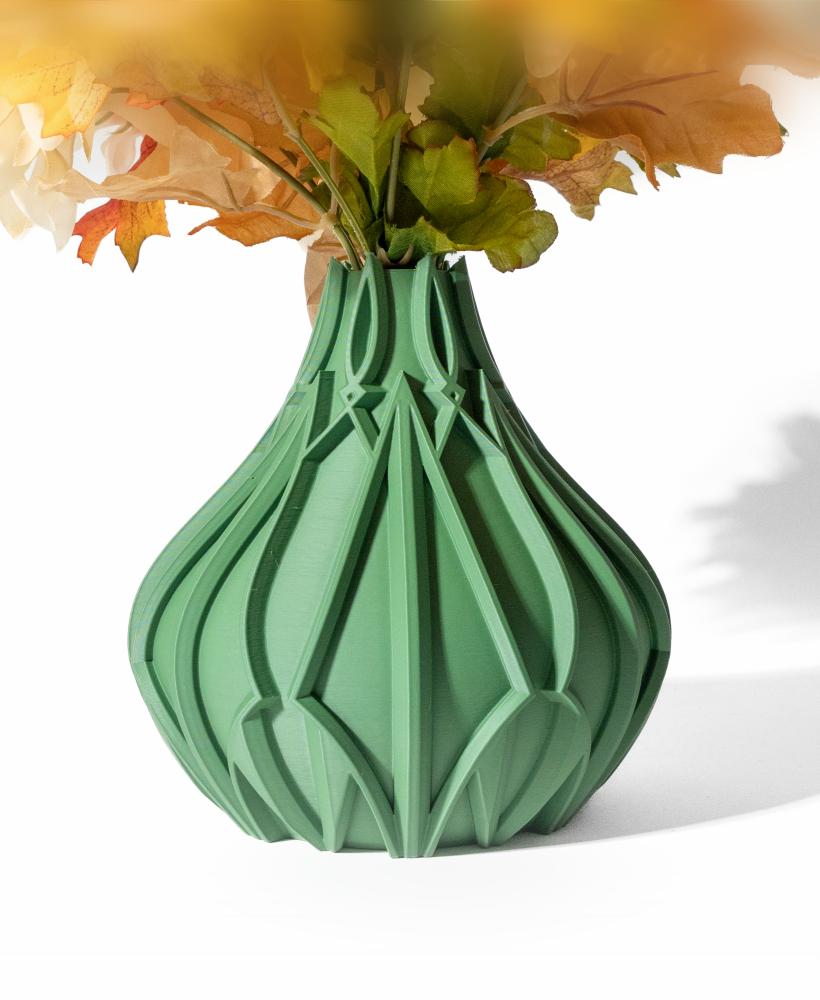 The Arvin Vase, Modern and Unique Home Decor for Dried and Preserved Flower Arrangement  | STL File 3d model