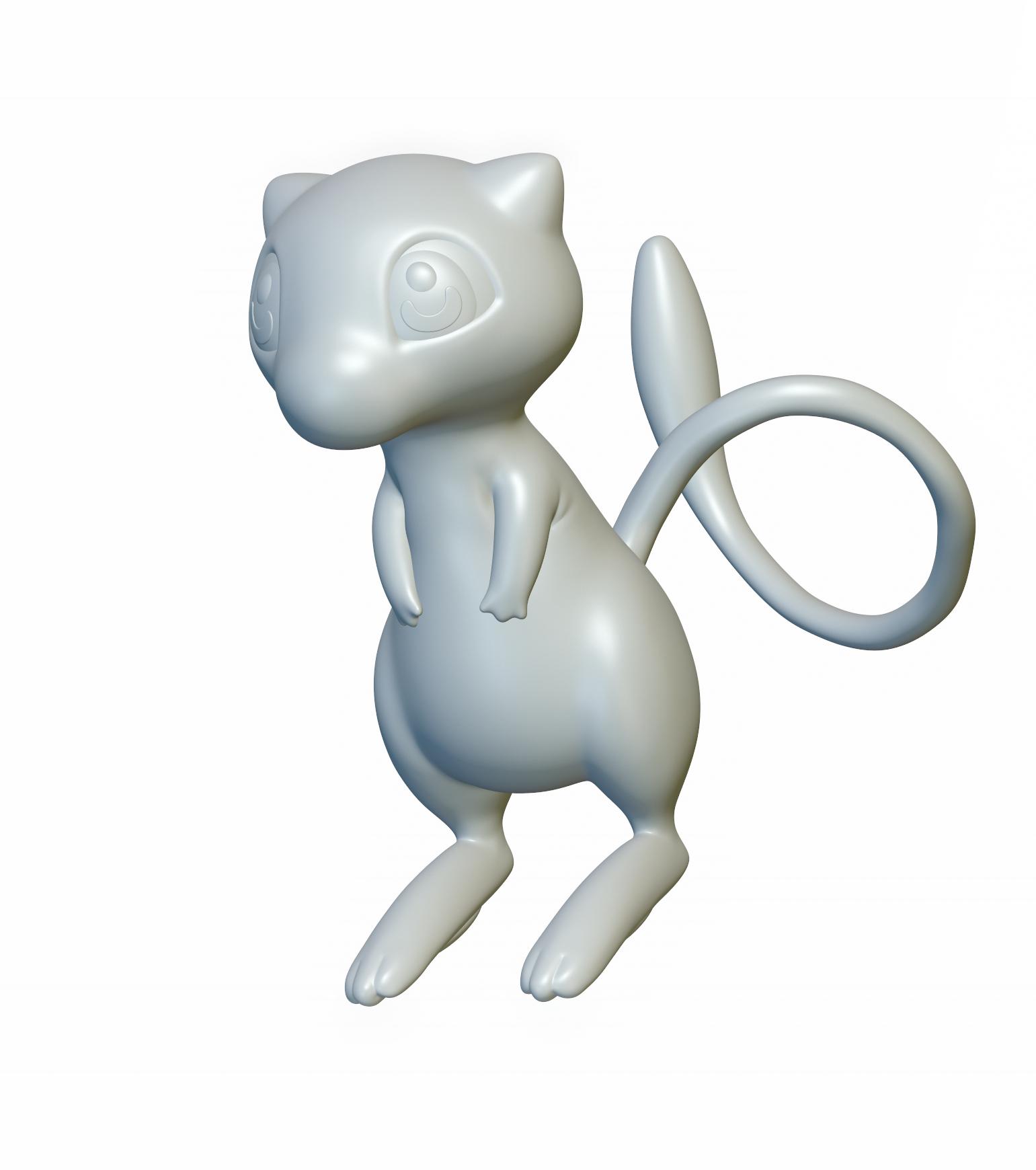 Pokemon Mew #151 - Optimized for 3D Printing 3d model