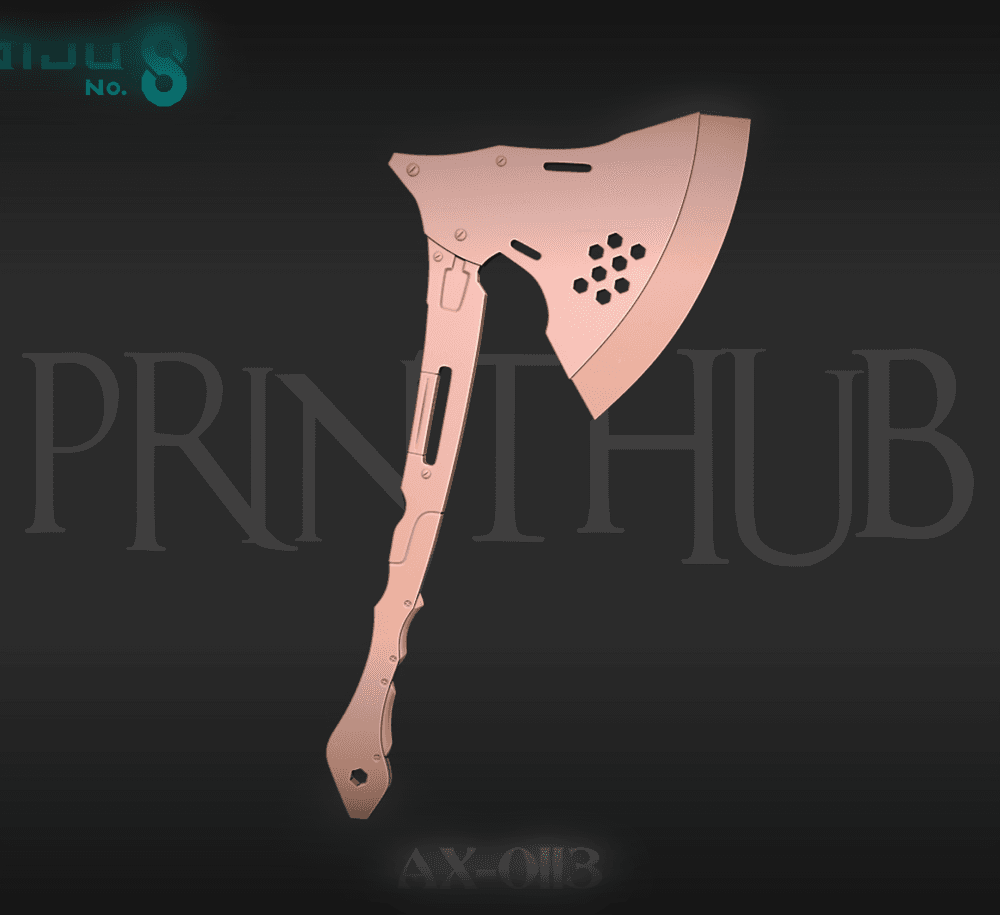 Kaiju No 8 - Kikoru Shinomiya Axe AX-0113 3d model