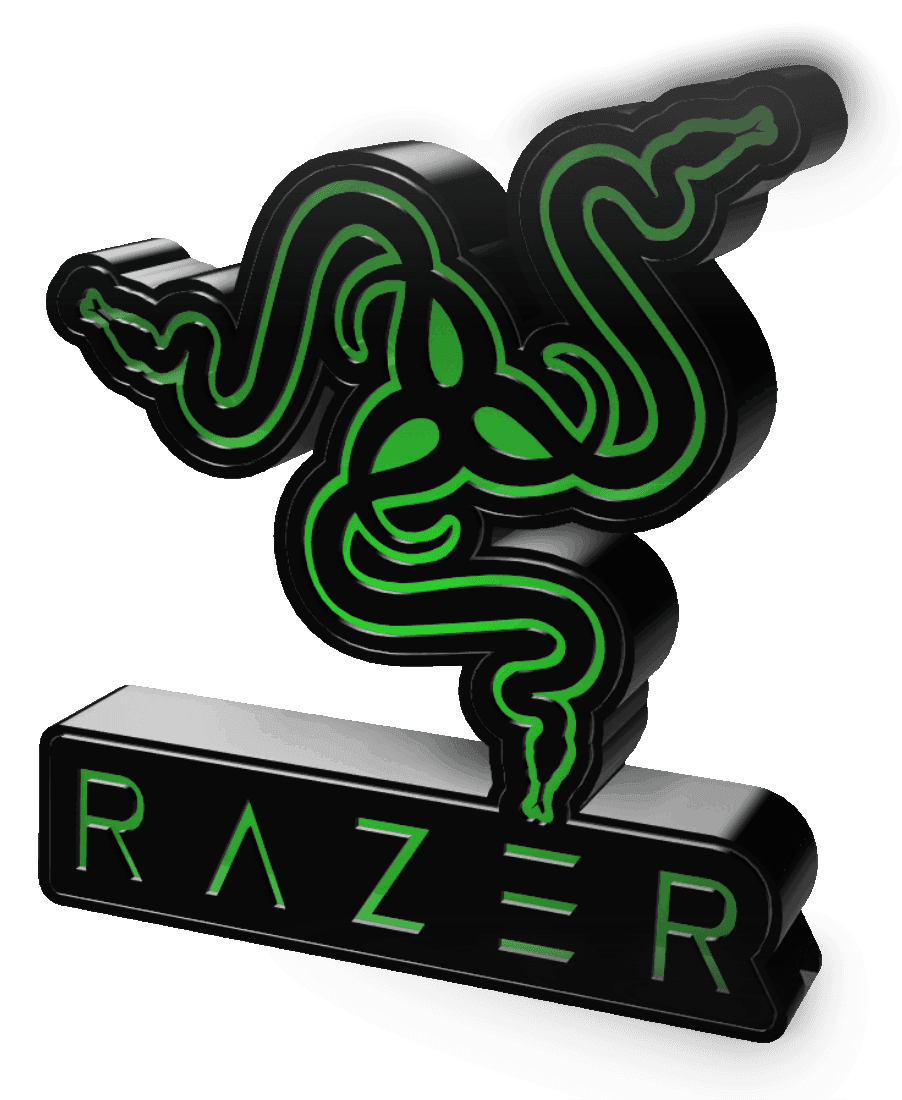 3D Multicolor Lightbox - RAZER 3d model