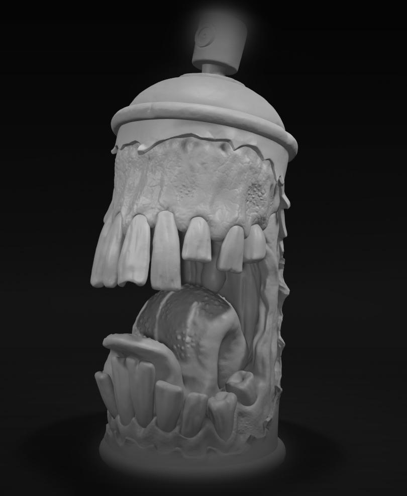 Gnarly PaintCan 3d model