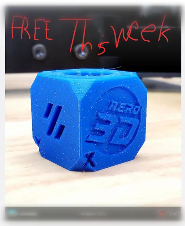 Nero3d Calibration Cube 3d model