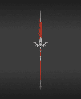 Spear of the Impaler from Messmer Elden Ring Shadow of the Erdtree 3d model